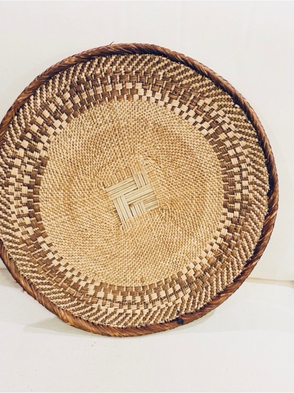 One of a Kind! NEW Woven Basket. Made by Binga people of Zambia Zimbabwe Africa